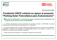 Cofinanciación ONCE - ASPROMIN Cofinanciación ONCE - ASPROMIN