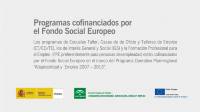 Imagen - Cartel Programas cofinanciados por el Fondo Social Europeo Imagen - Cartel Programas cofinanciados por el Fondo Social Europeo