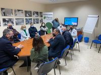 Visita a ASPROMIN del Delegado Provincial de Igualdad, D. Manuel Antonio Conde - Foto1